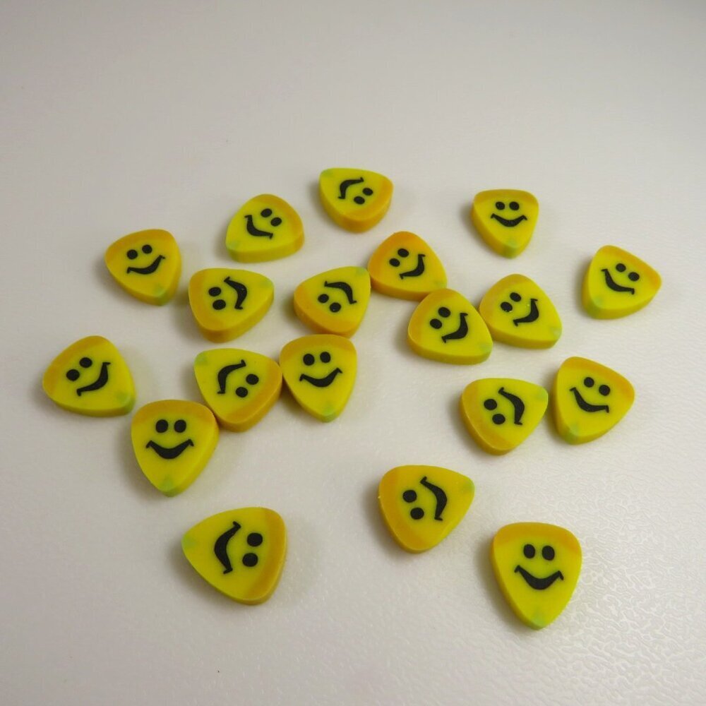 Candy Corn (19) Mini Erasers Vintage